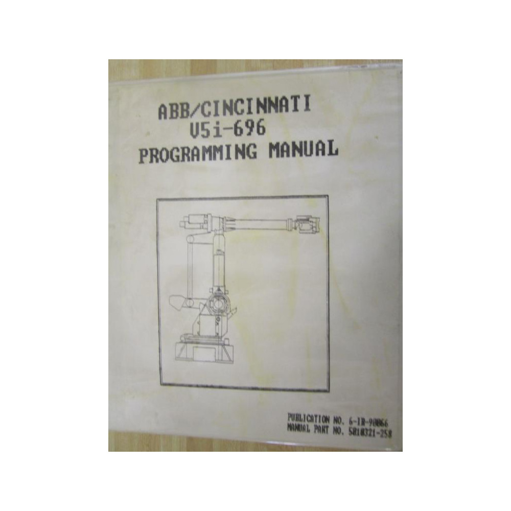 Cincinnati Electrosystems 5010321-258 Programming Manual 5010321258 - Used