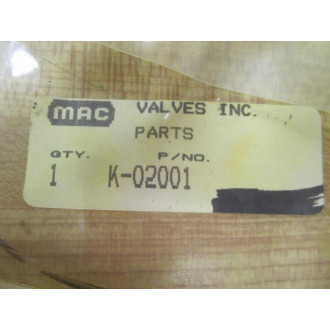 Mac Valves K-02001 Repair Kit K02001
