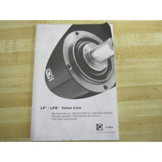 Alpha 2022 D018479 Operating Manual - Used