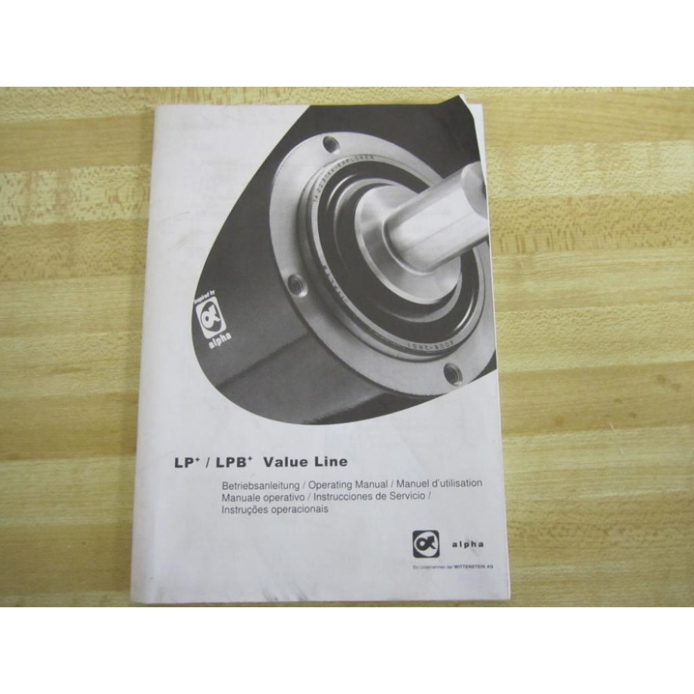 Alpha 2022 D018479 Operating Manual - Used