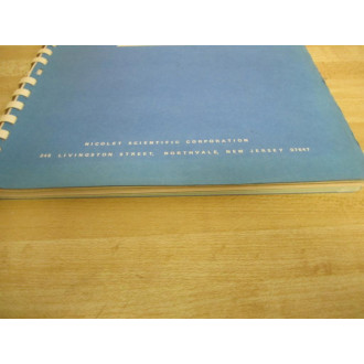 Nicolet Scientific 660B User Handbook - Used