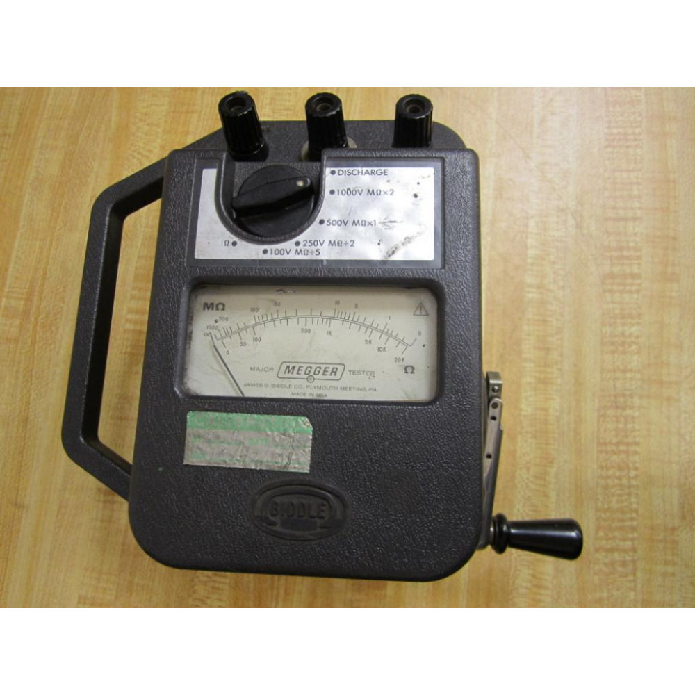 James G Biddle 21159 Major Megger Tester - Refurbished