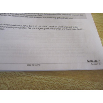 Alpha 2022 D018479 Operating Manual - Used