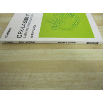 Canon CFX-L4500 IF User's Guide - Used