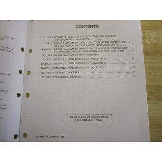 Hyster 897348 Diagrams Manual Hy-897348 - Used