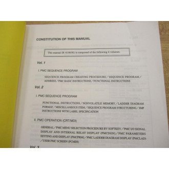 Fanuc B-61863E09 Manual B61863E09 Volume 1 Of 6 - Used