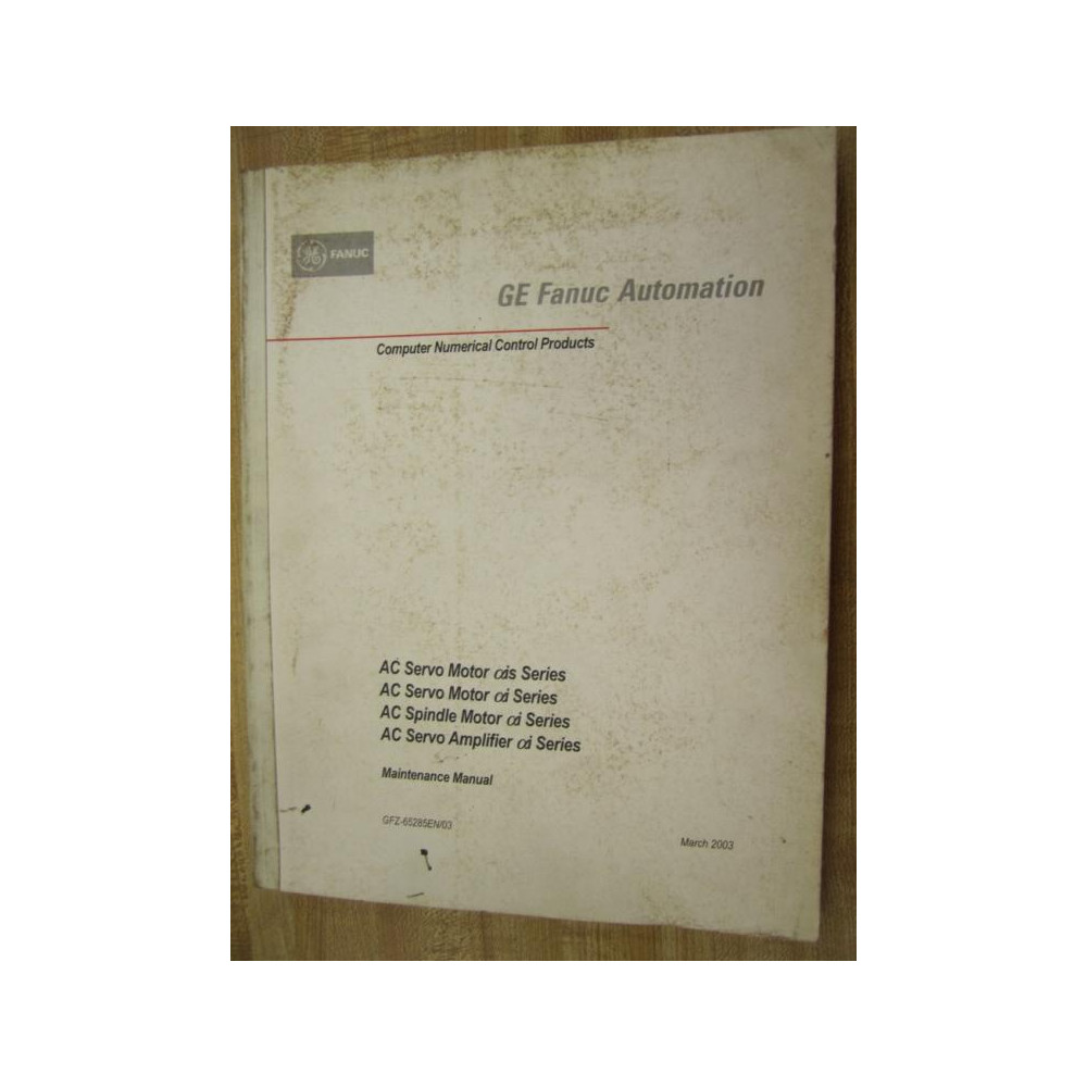 Fanuc GFZ-65285EN03 Manual GFZ65285EN03 - Used