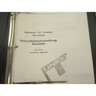 Unico 68000 Troubleshooting Manual - Used