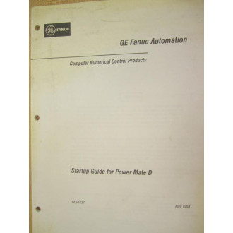 Fanuc GFK-1027 Startup Manual GFK1027 - Used
