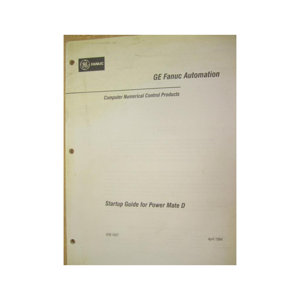 Fanuc GFK-1027 Startup Manual GFK1027 - Used