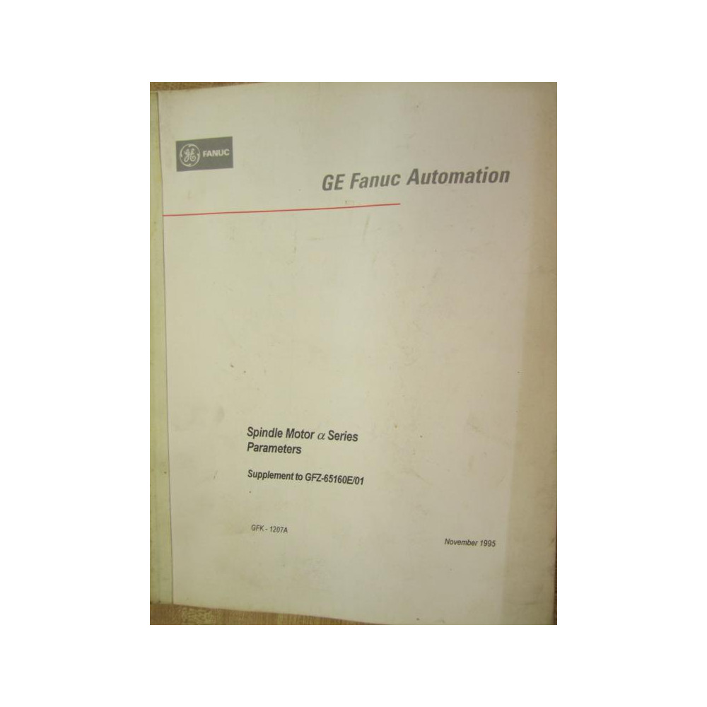 Fanuc GFK-1207A Supplement Manual GFK1207A - Used