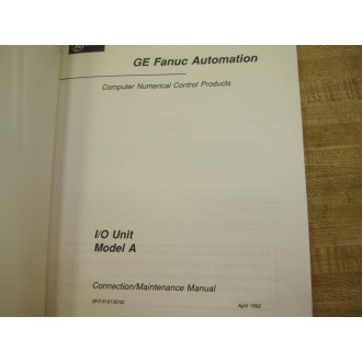 Fanuc GFZ-61813E02 Manual GFZ61813E02 - Used