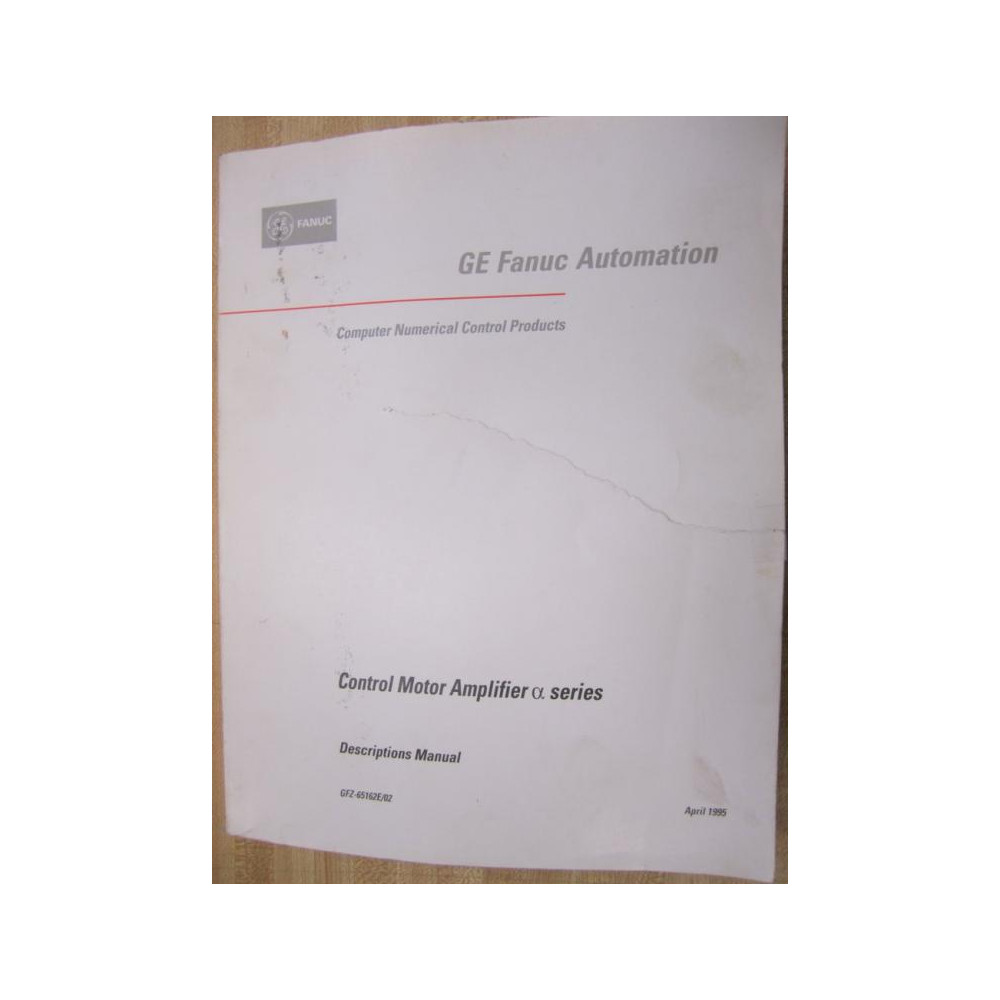 Fanuc GFZ-65162E02 Manual GFZ65162E02 - Used