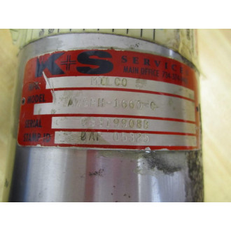 Milco AWGRH-1660-C Air Cylinder AWGRH1660C - Used