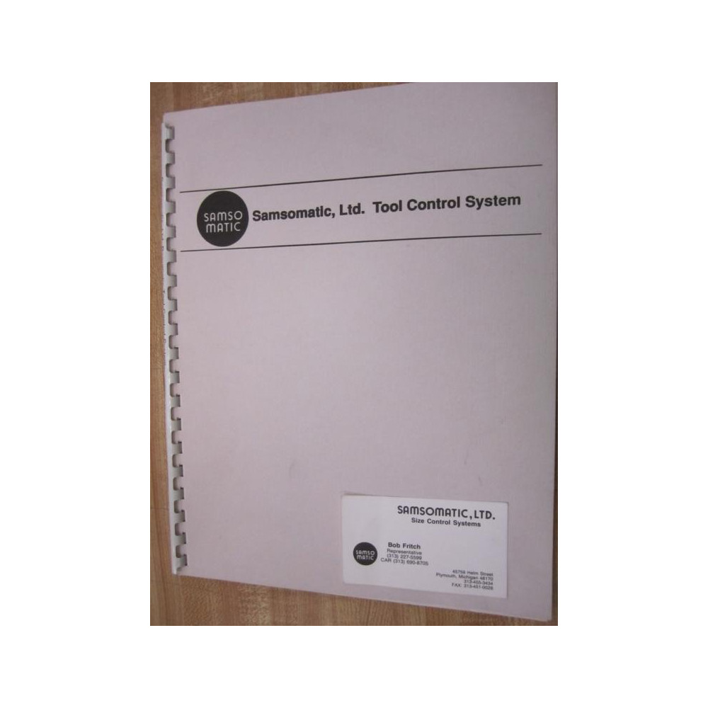 Samsomatic ACTR120 H.S. ACTR120HS Manual - Used