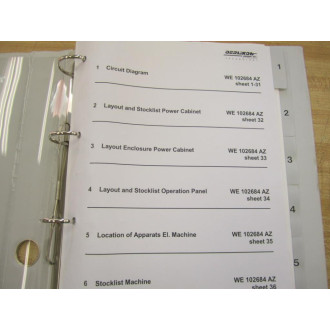 Oerlikon L50 Electrical Documentation Manual - Used