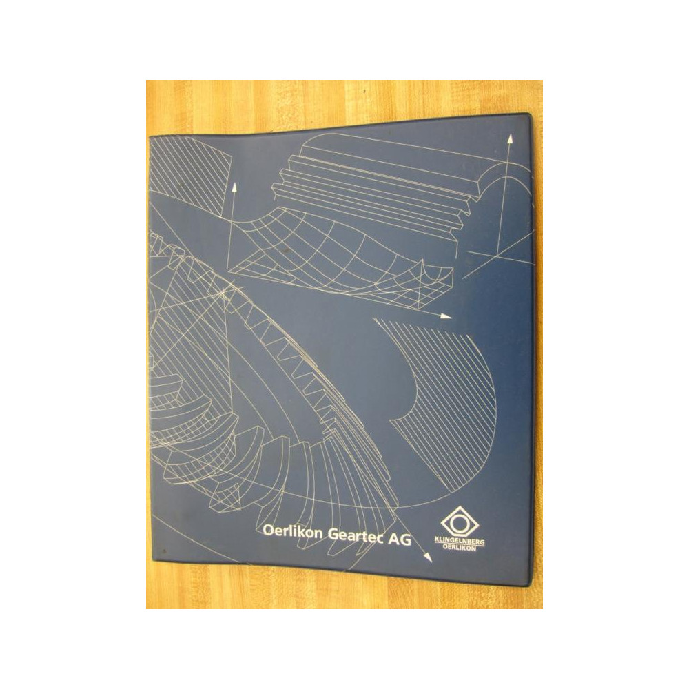 Oerlikon 289577 Operating Instruction Manual - Used