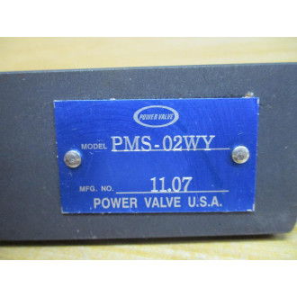 Power Valve PMS-02WY Modular Valve 11.07 - New No Box