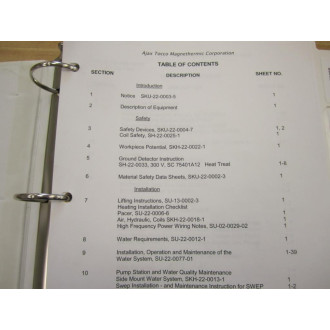 AJAX JPLP687507-A Master Manual - Used