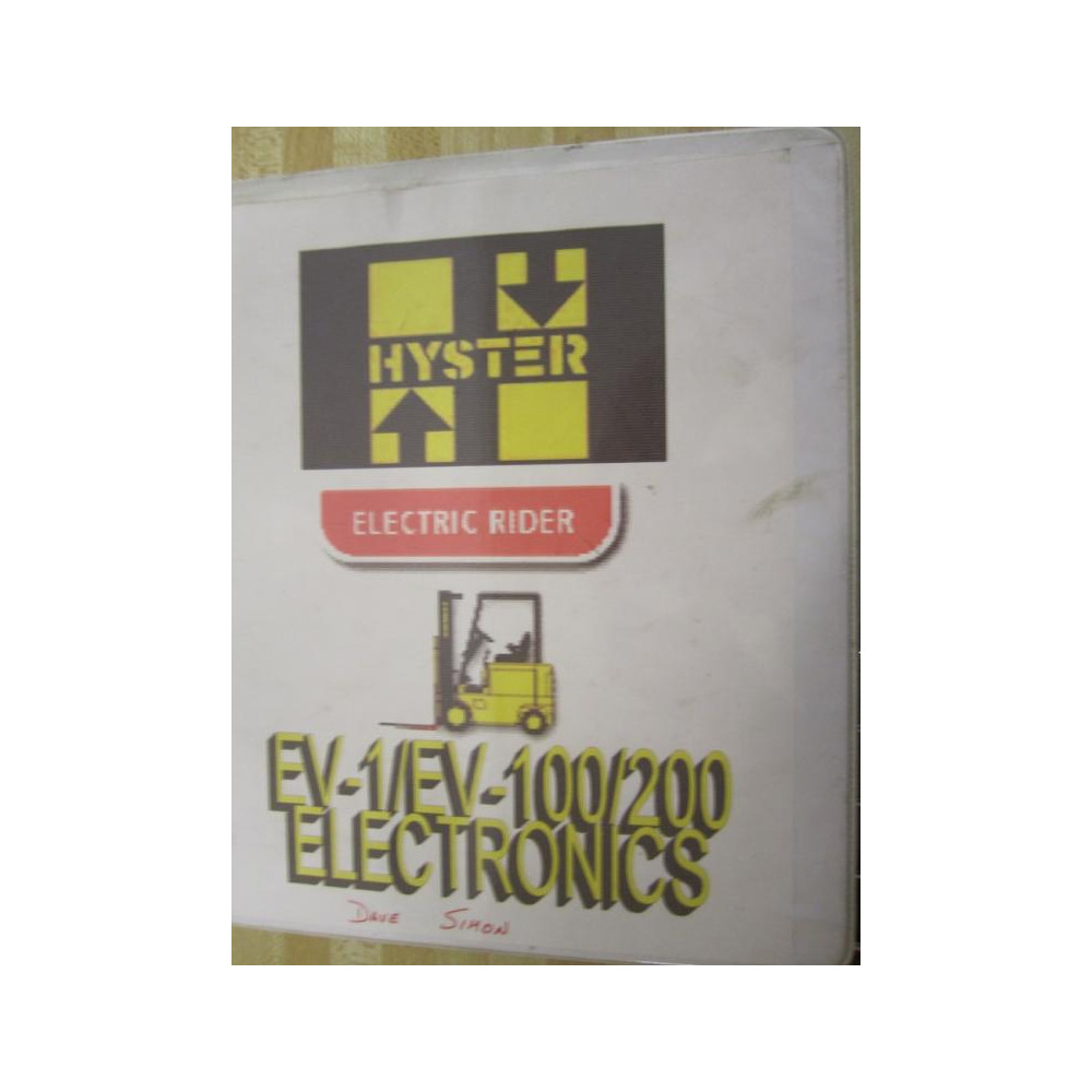 Hyster EV-1EV-100200 Manual Hy-EV1EV100200 - Used