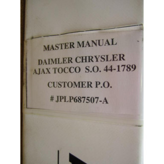 AJAX JPLP687507-A Master Manual - Used