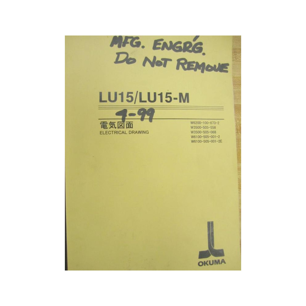 Okuma LU15 LU15 Manual LU15LU15-M - Used