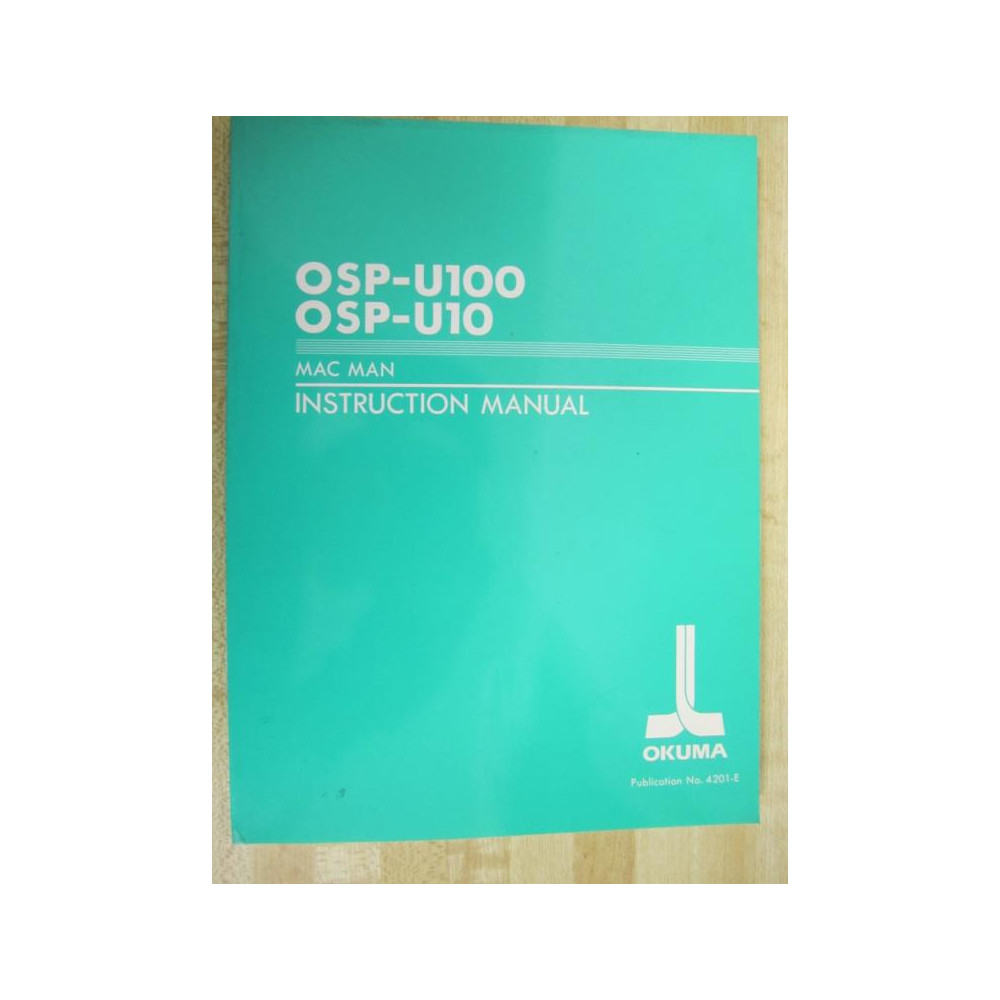 Okuma OSP-U100 Instruction Manual - Used