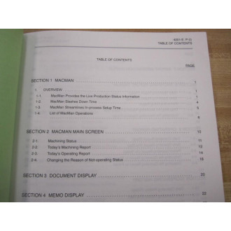 Okuma OSP-U100 Instruction Manual - Used
