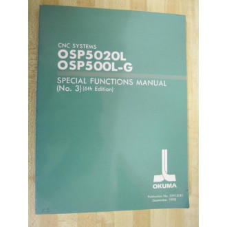 Okuma OSP5020L Special Functions Manual - Used