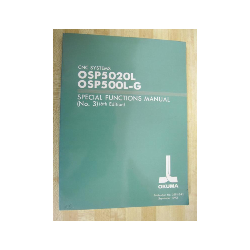 Okuma OSP5020L Special Functions Manual - Used