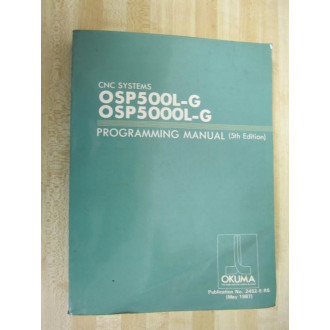 Okuma OSP 500L-G Programming Manual - Used
