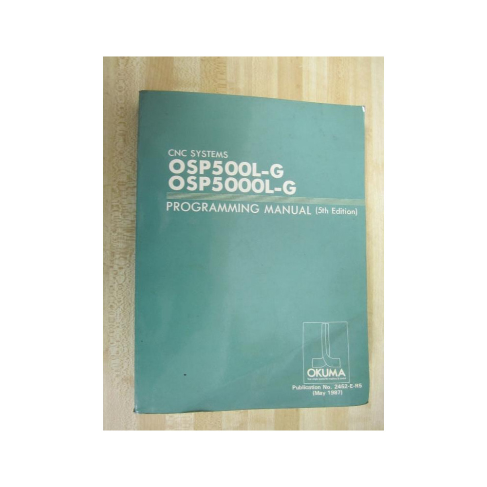 Okuma OSP 500L-G Programming Manual - Used