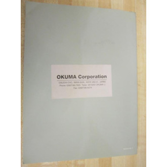 Okuma LR 15 Operation & Maintenance Manual - Used