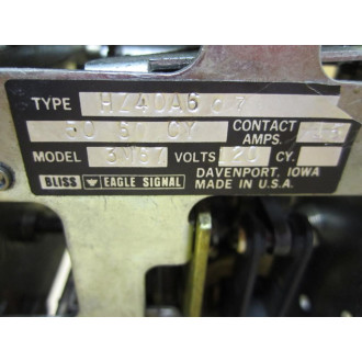 Eagle Signal HZ40A607 Model 3M67 Counter - Used