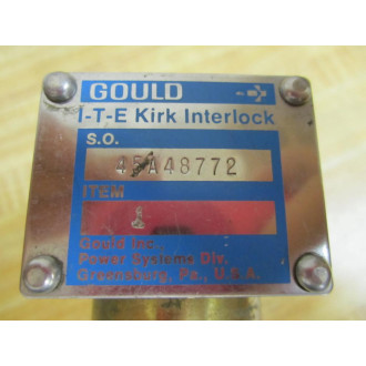 Gould 45A48772 Interlock Without Key Single Cylinder - Used