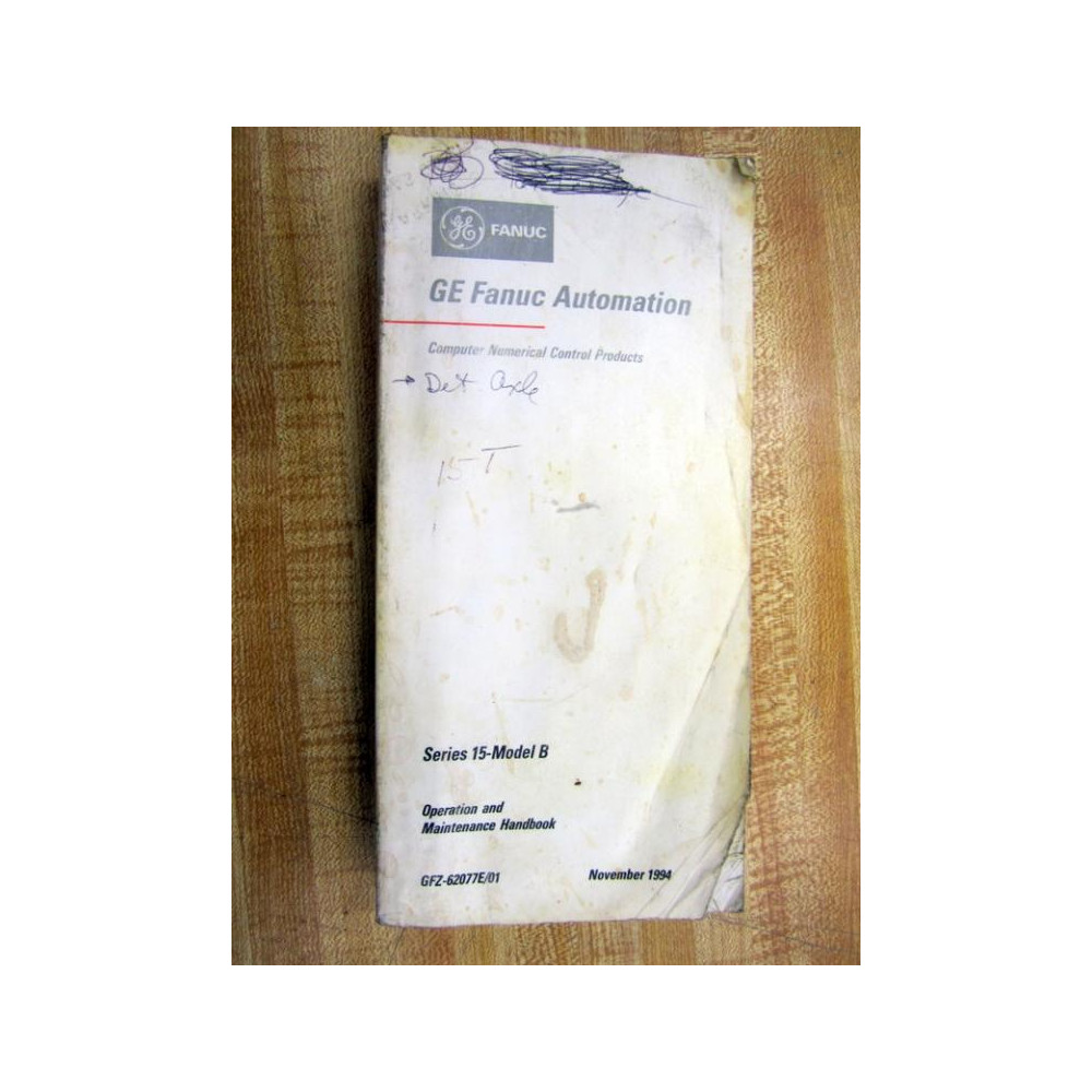 Fanuc GFZ-62077E01 Handbook Manual GFZ62077E01 - Used