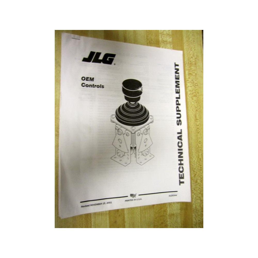 JLG 3120344 OEM Control Manual - Used