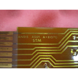 Landis Tool A-81070 STM PC Board A81070 - Used