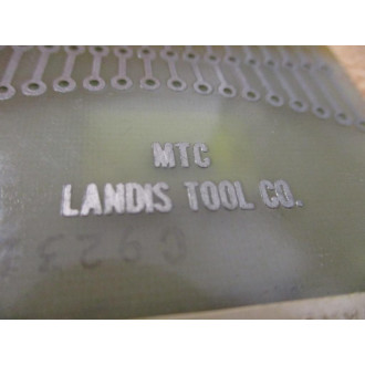 Landis Tool MTC 13 PC Board C92315 - Used