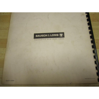 Bausch & Lomb 421210-100ND Manual - Used