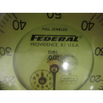 Federal D81 Dial Indicator .001" With Sensor - Used