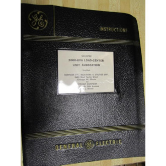 GE General Electric GEI-60782 Intructions Manual  GEI60782 - Used