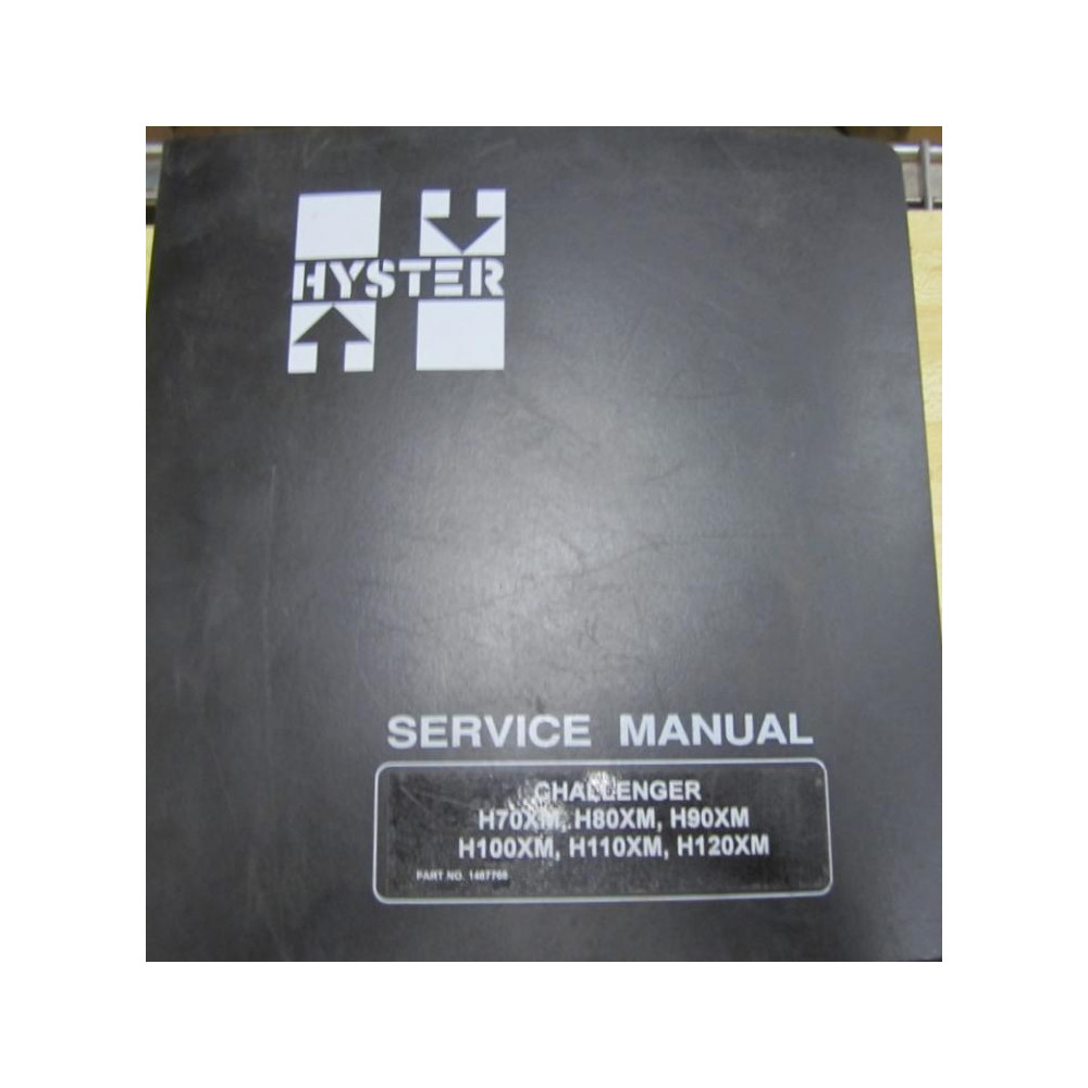 Hyster 1467766 Challenger Service Manual H70XM, H80XM, H90XM, - Used