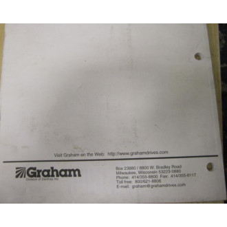 Graham VLT 3500 Frequency Drive Manual - Used