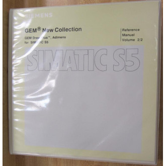 Siemens Gem Draw Plus Adimens Simatic S5 Manual - Used