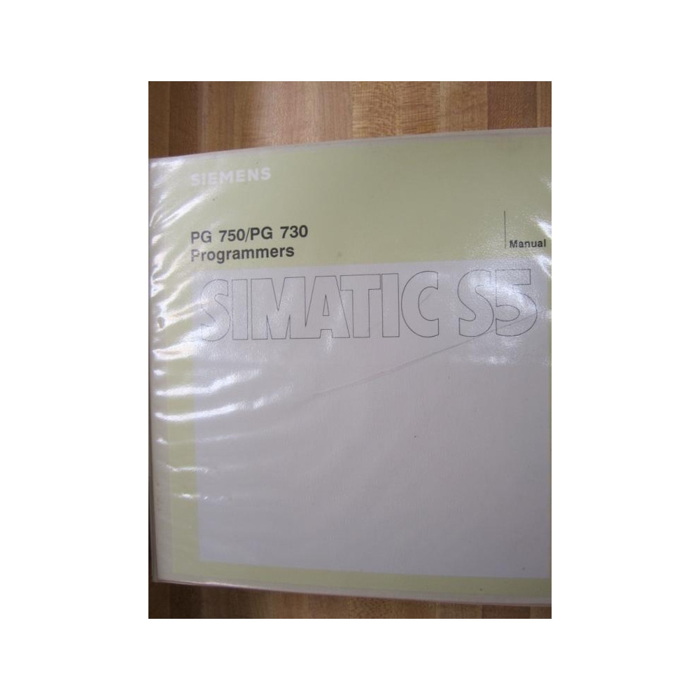 Siemens PG750PG730 PG 750 730 Simatic S5 Manual - Used