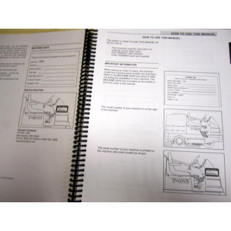 Tennant 7400 GM Engine Parts Manual - Used