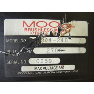 Moog 304-240 304240 Brushless Motor - New No Box