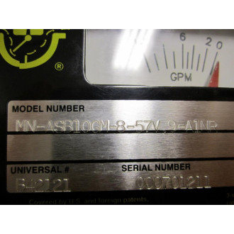 Universal Flow Monitors MN-ASB10GM-8-57V.9-A1NR - New No Box