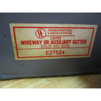 Underwriters Laboratories E27524 Wireway Gutter - New No Box